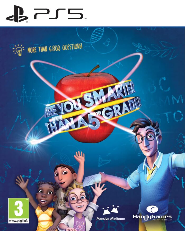 Product cover for the PS4/PS5 game "Are You Smarter Than a 5th Grader?"