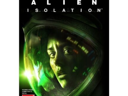 Screenshot from Alien: Isolation showing Amanda Ripley hiding from a Xenomorph on the Sevastopol space station