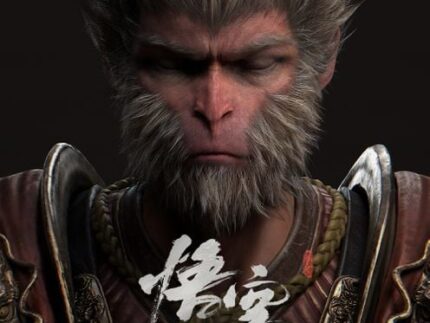Black Myth: Wukong gameplay screenshot showing Sun Wukong battling a mythical creature on PC via Steam